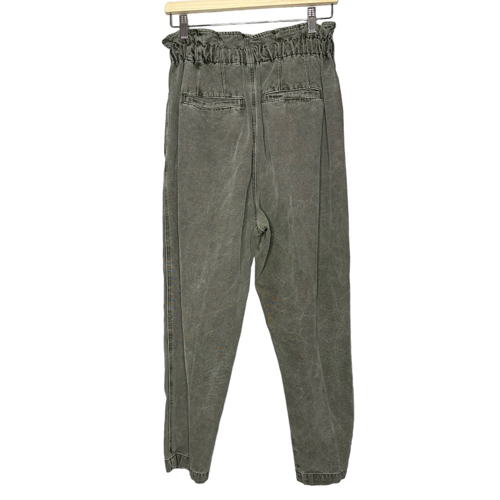 Free People Margate Pleated Trouser Paperbag Tie Waist Pants - Picture 3 of 8